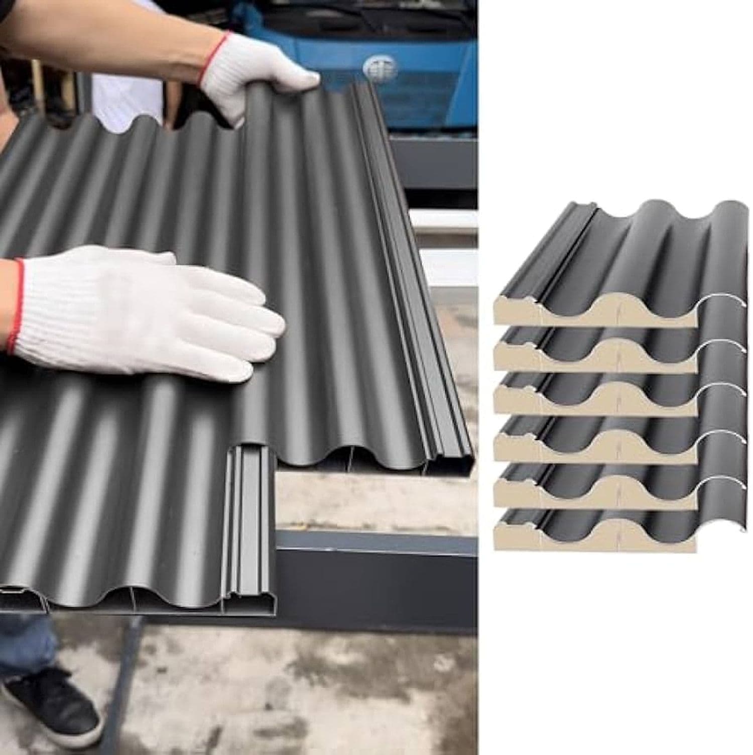 Maxlong Curve Roof Profile — view 2