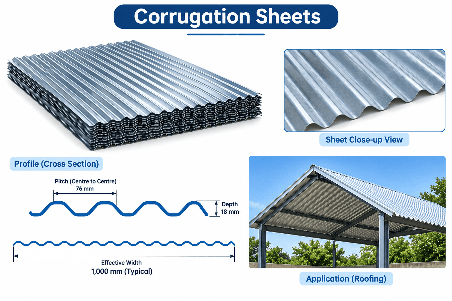 Maxlong Corrugation Sheets